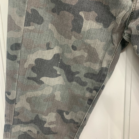 For the Republic Camo Skinny Denim Size 4 Grunge Boho 90’s Y2K Hippie - Picture 2 of 5